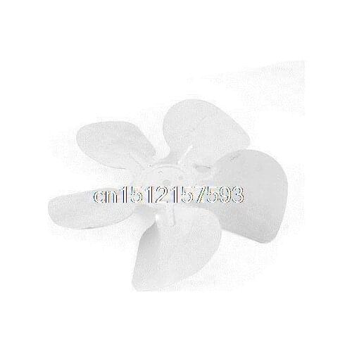 8" White Shaded Pole Motor Aluminum Hubless Fan Blades Replacement