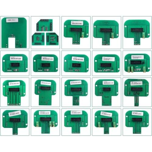Full 22 Pcs Probes Adapter LED Frame ECU RAMP Adapters 12V For KTAG KESS 100 Fgtech Dimsport Probe Set Diagnostic Instrument