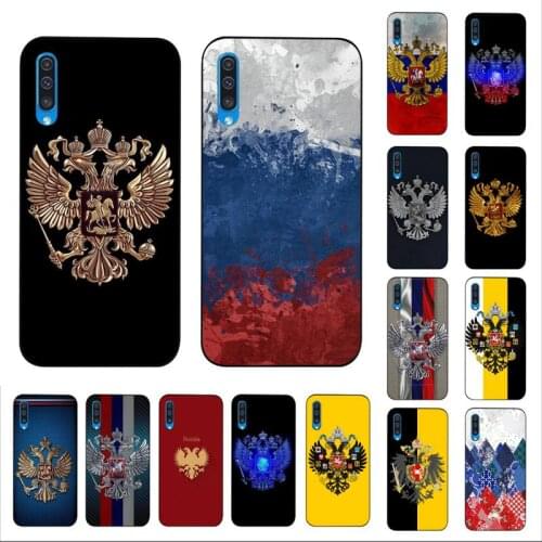 YNDFCNB russia Flag coat of arms Phone Case for Samsung A30s 51 5 71 70 40 10 20 s 31 A7 A8 2018