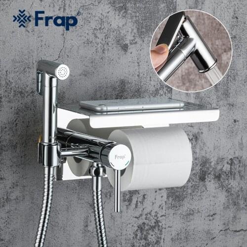 Frap Bidet Faucets Brass Bathroom Shower Tap Bidet Toilet Faucet Sprayer Bidet Washer Mixer Muslim Shower hygienic shower