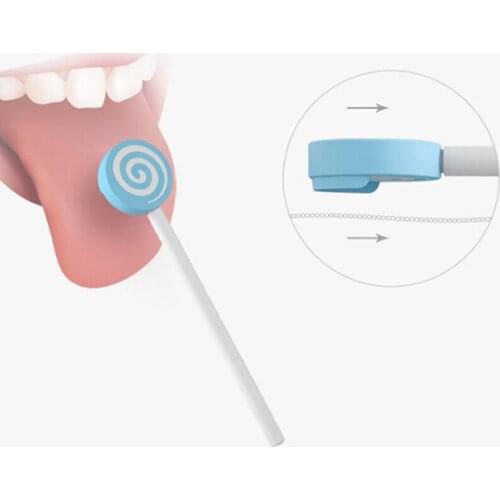 1Pc Lolli Baby Deciduous Tooth Brush Baby Care Christmas Gift High Quality Tongue Cleaner Children Tongue Scraper Cleaner