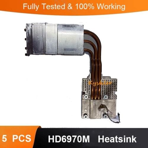 Original 5 Pcs for Apple iMac 27 inch A1312 HD6970m HD 6970 6970M 109-C29657-00 Radiator Cooler Aluminum Heatsink Heat Sink Kit