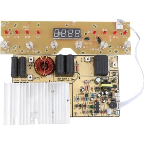 2500W 220V Circuit Board PCB with Coil Electromagnetic Heating Control Panel for Induction Cooker