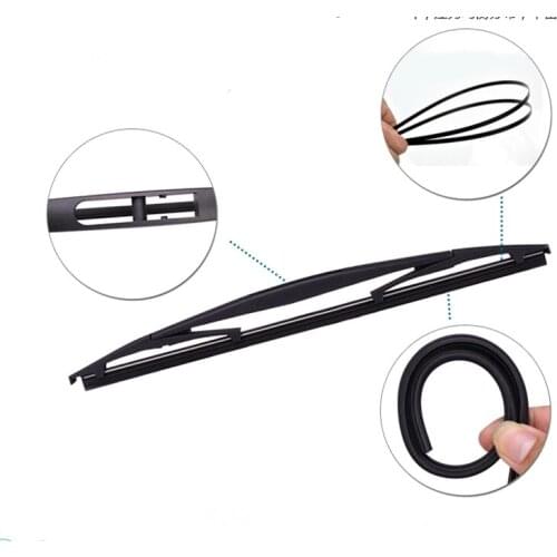 FUNDUOO For Infiniti EX35 2008 2009 2010 2011 2012 2013 14" Rubber Rear Window Wipers Windshield Wiper Blades