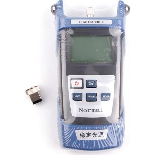 Hand-held stable light source, dual-wavelength laser source Normal light source, FTTH fiber optic cable tester tool belt package
