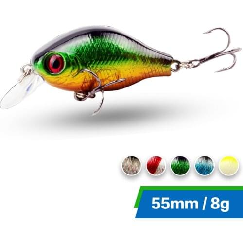 Minnow fishing lure 2020 wobbler swimbait black minnow crankbait jerkbait 55mm 8g floating micro Baits isca artificial meia agua