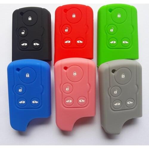 Silicone Smart Key Guard Wrap Case For Car Accessory Remote 4 Button For Honda Stepwgn Spada Insight Step Wagon RK C-RZ Elysion