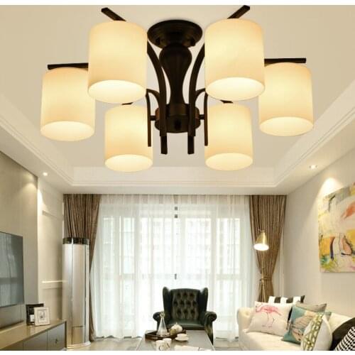 Nordic Modern loft hanging Glass Pendant Lamp Fixtures E27 LED Pendant lights for Kitchen Restaurant Bar living room bedroom
