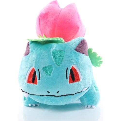 TAKARA TOMY Pokemon Ivysaur Anime Plush Toys Dolls Kawaii Decoration Accessories Cartoon Gift for Children