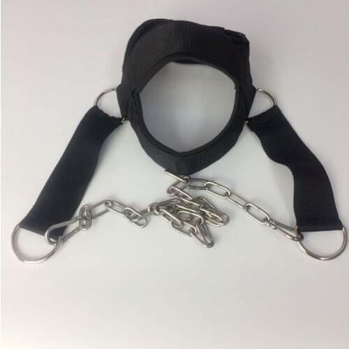 Head Neck WeightLifting Training Harness Belt Weight Lifting Straps Gym Bodybuilding Weights Exercise Fitness Adjustable Belt