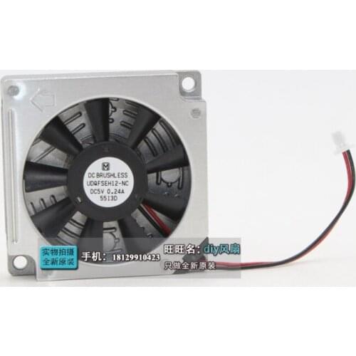 UDQFSEH12-NC Server Cooling Fan DC 5V 0.24A 45x45x10mm 2-wire