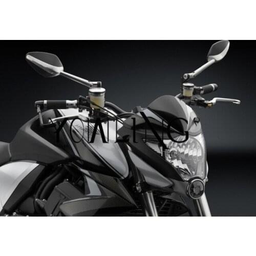 Universal Motorcycle Rearview Side Mirrors Moto Motorbike Handlebar mirror Aluminum for YAMAHA YZF R1 R6 SUZUKI GSR600 GSR400