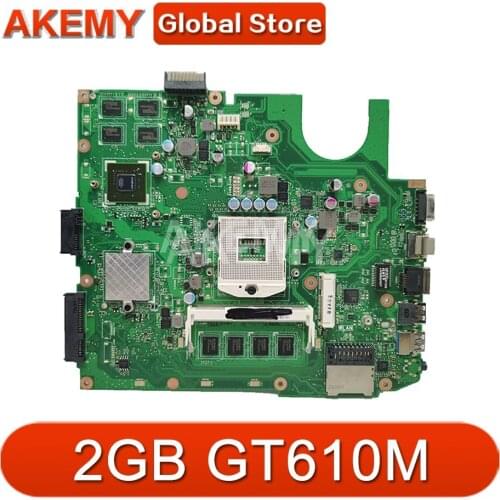 X45VD Laptop Motherboard For ASUS X45V X45VD Laptop motherboard 100% Tested W/ GT610M GPU + 2GB RAM HM76 SLJ8E