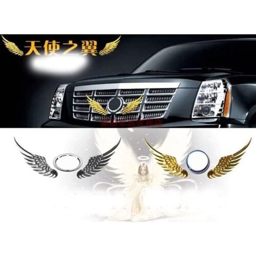 1 Pair of Fashion 3D Wings Car Stickers For Chevrolet cruze captiva lacetti lova opel astra h g j mitsubishi outlander