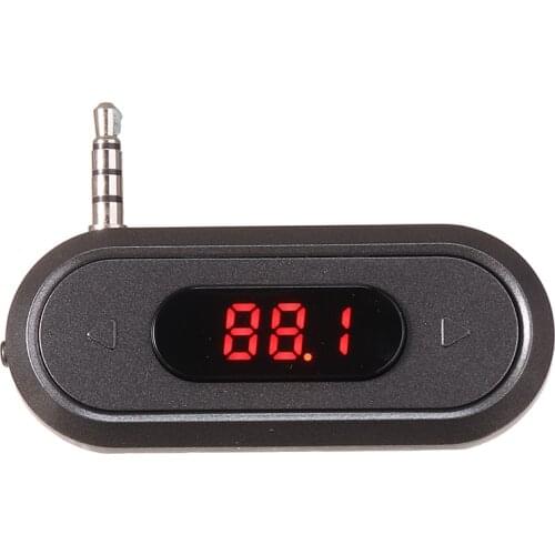 1pc Durable Car 88.1Hz-107.9Hz FM Transmitter Signal Converter Portable 3.5mm Audio Connector Adapter