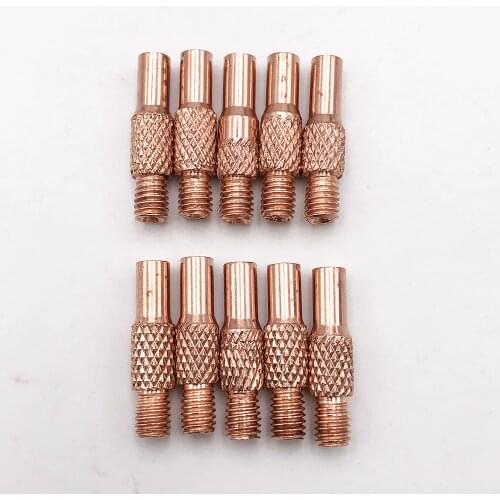 10pcs NBC-200 NBC-200A Nozzle Contact Tip For MIG Spool Gun Push Pull Feeder Aluminum Steel Welding Torch