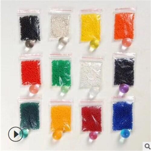 1000pcs/Bag Crystal Soil Hydrogel Gel Polymer Water Beads Flower Wedding Decoration Outdoor Water Beads Vase Potted Bonsai Soil