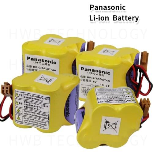 15X HOT NEW BR-2/3AGCT4A 6v battery PLC BR-2/3AGCT4A lithium-ion batteries with Brown belt hook plug free shipping