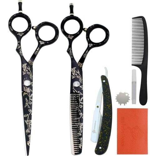 5.5/6.0" Salon Hair Scissors Razor Hairdressing Scissor Sale Professional Hair Dressing Scissors Barber Clipper Japan Haircut