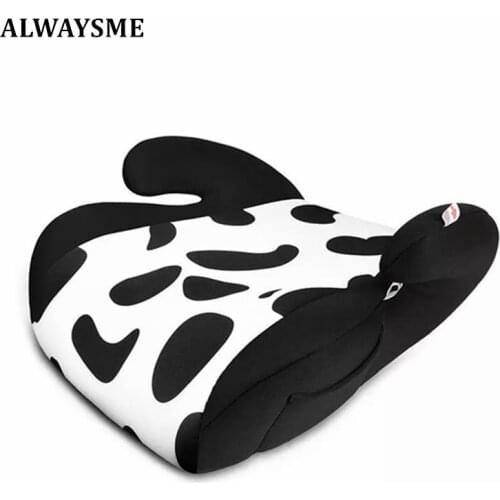ALWAYSME Portable Backless Travel Booster Saets Car Seat Thicken Cushion For Toddler 3-12Years Old