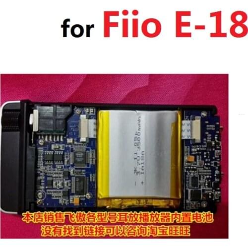 For FIIO E-18 Player Battery New Li-Polymer Polymer Rechargeable Accumulator Pack Replacement 3.7V 3500mAh+Track Code