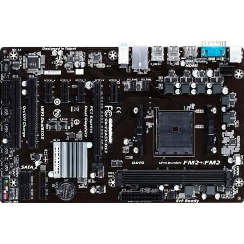 Gigabyte GA-F2A55-DS3 100% original used motherboard DDR3 FM2 F2A55-DS3 integrated graphics desktop mainboard