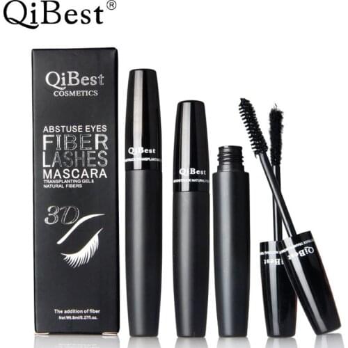 Hot Selling Qibest 3D Mascara Q2506 Clarinet Densely Mascara Fiber Group Makeup Goods Cosmetic Gift for Women