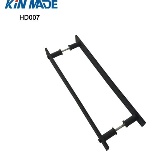 KIN MADE Iron Black Back to Back Industrial Barn door handle Wooden Door Pull