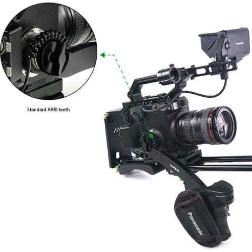 Lanparte Camera Handgrip Rosette Adapter of Arri Standard for Panasonic AU-EVA1 Original Bayonet Mount of DSLR Accessories