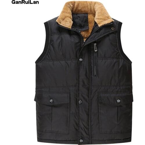 Fashion Sleeveless Jacket 2019 Men Thickening Vest Hat Hooded Warm Vest Winter Waistcoat Men Casual Windbreaker JK18029