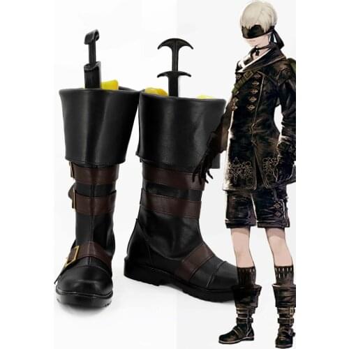 NieR Automata YoRHa No. 9 Type S 9S Cosplay Boots Shoes Male Female Professional Handmade Custom made European Size
