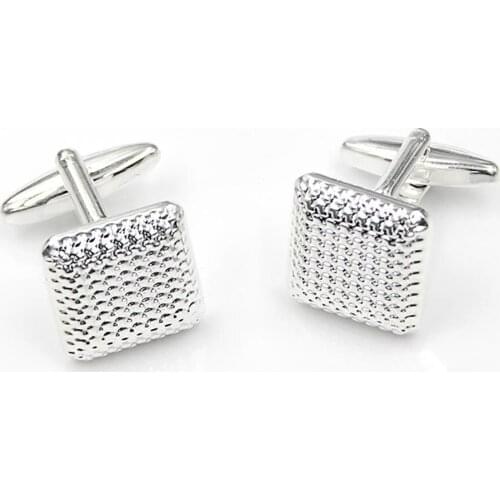 Mens Cufflinks Fashion Square Shape Cufflinks Shirt Cuff Party Wedding party Groom Decor High Quality Luxury Classic Gifts 2020