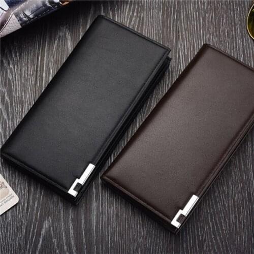 Mens Wallets Business Long Zipper Large Capacity Quality Male Purse With Card Holder Multi-function Wallet For Men