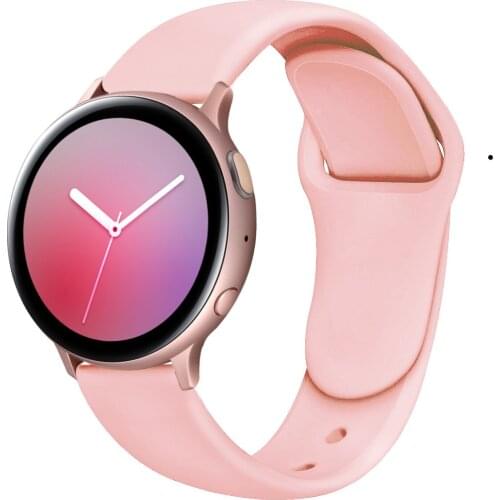 20mm/22mm Huawei watch GT 2/2e/pro strap For Samsung Gear S3/S2/correa Silicone bracelet Galaxy watch 3/46mm/42mm/Active 2 band
