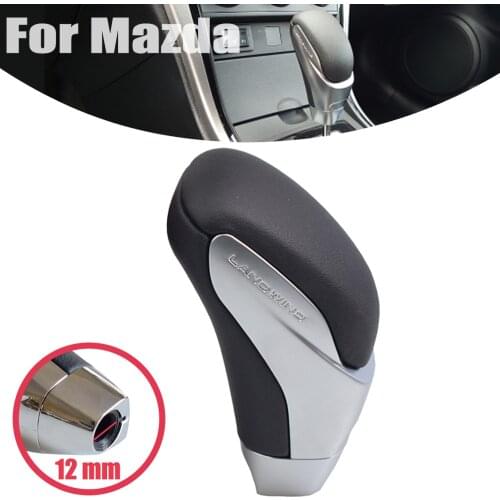 Automatic Car Gearbox Handles Gear Shift Knob Stick Lever Head for Mazda 3 5 6 8 for MX-5 for CX-5 CX-7 CX-9 high grade Leather
