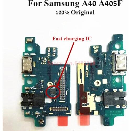 Original USB Charging Port Dock Flex cable For Samsung A10 A20 A30 A40 A50 A60 A70 A80 A90 Charger plug with microphone board