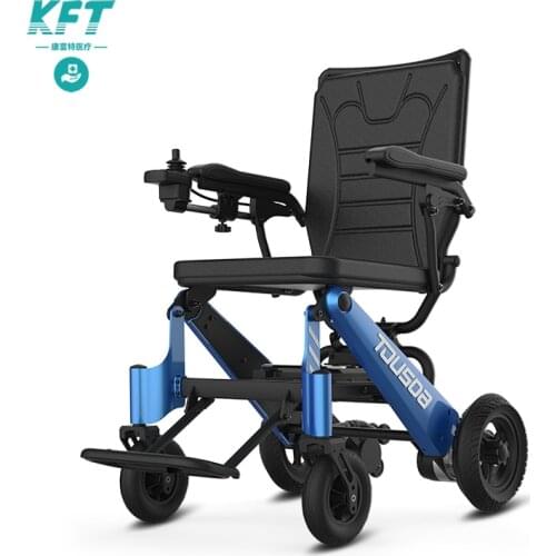 Foldable Wheelchair For Elder with disabilities Mobile Tool New Design Electric Motorized Power Wheelchair 6ah 10ah