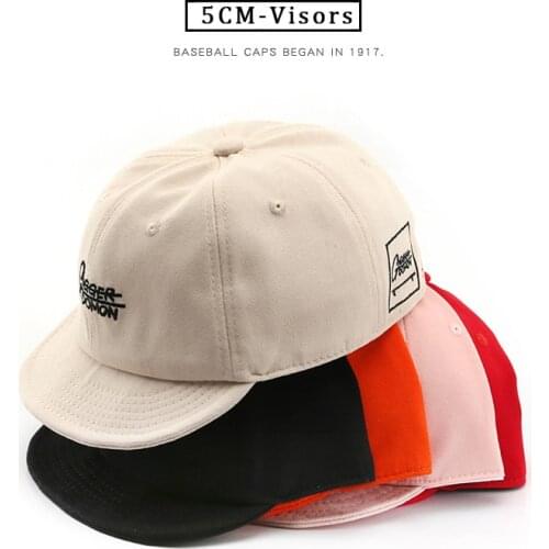 SLECKTON Fashion Baseball Cap for Men and Women Cotton Soft Top Hats Summer 5CM Visors Sun Cap Casual PU Back Buckle Hat Unisex