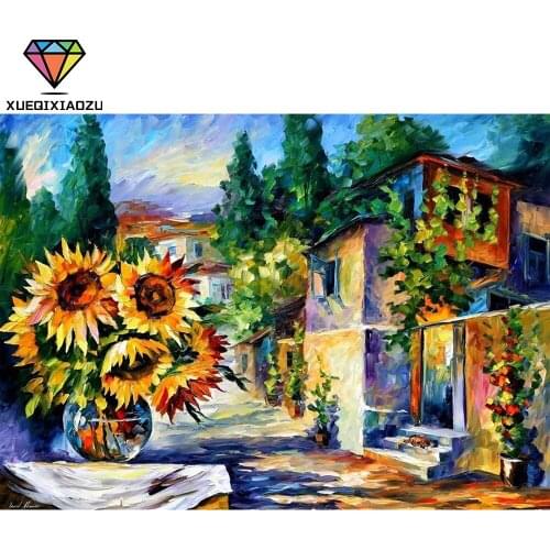 XUEQIXIAOZU Full Round Diamond painting Art abstract diamond embroidery 5D DIY Diamond setting Mosaic painting Decorate gifts