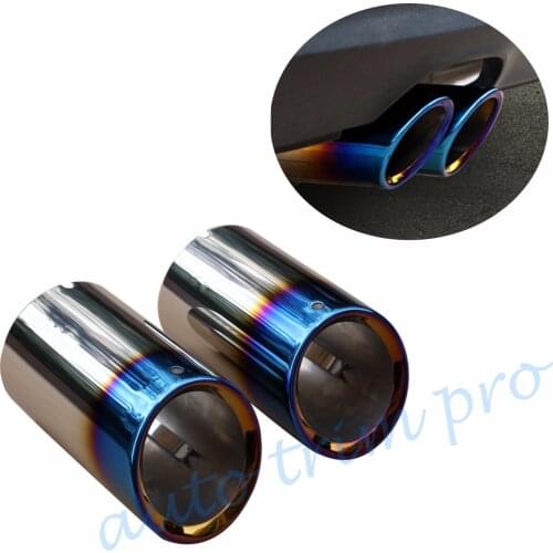 Rear Muffler Exhaust Tailpipe End Tip Fit For BMW F25 X3 xDrive 2011-2014 Accessories Decorate Pair