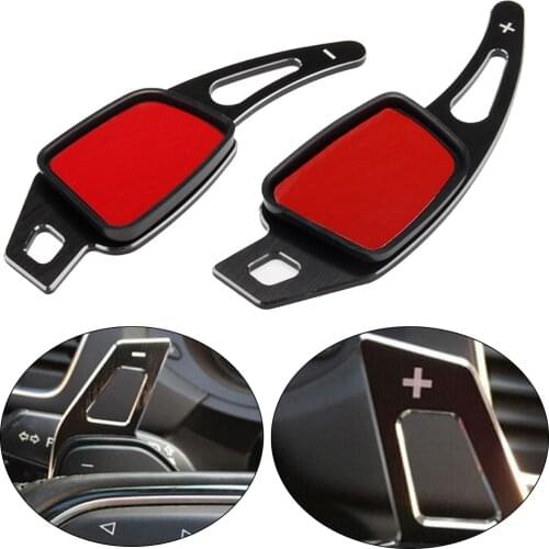 1 Pair Steering Wheel Shifter Paddle Shift Extension for Audi A5 / S5 2017-2020, Q2 2017-2020, Q7 2016-2017 -2020