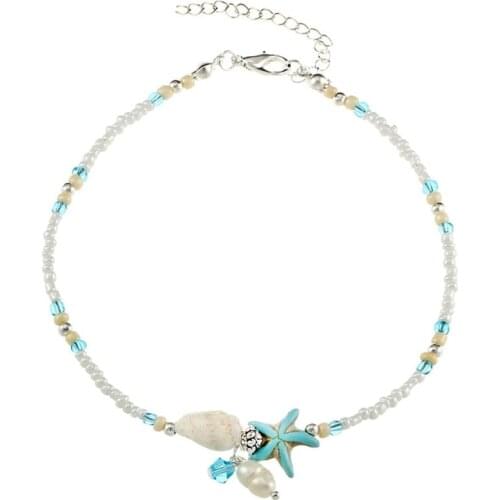 1pc Bohemian Style Women Anklet Adjustable Creative Ankle Bracelet Foot Jewelry For Ladies Jewelry Accessories For Beach Travel