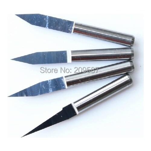 10pcs 60 Degree 0.1mm Carbide PCB Engraving Bits CNC Router Tool 6001