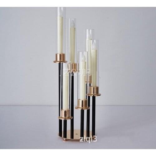 10pcs)Candle Holder Table Candelabra Beautiful Candelabra Wedding Decoration Centerpieces qq507