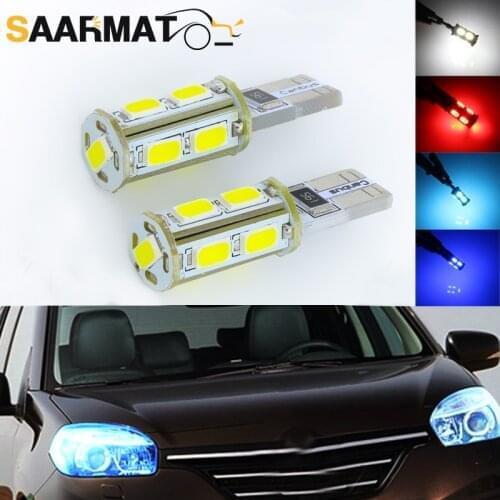2x Plug and play T10 W5W 6000K 9SMD High power Signal bulb For Renault Logan Duster Sandero Kaptur Fluence Megane Koleos Arkana
