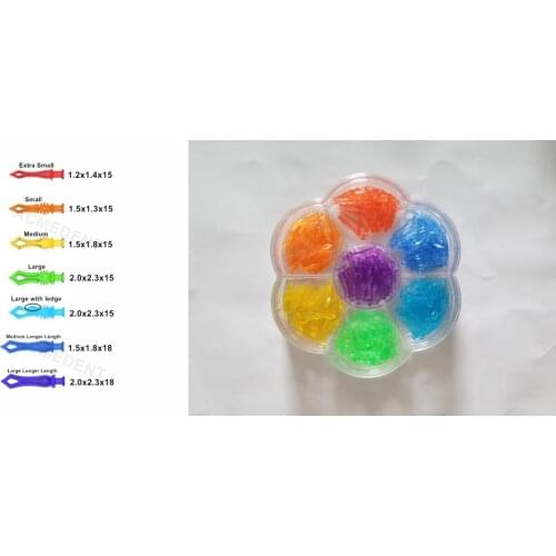 210Pcs Diamond Dental Wedges Diastema Adaptive Wedge Composite Restoration 30X7=210PCS