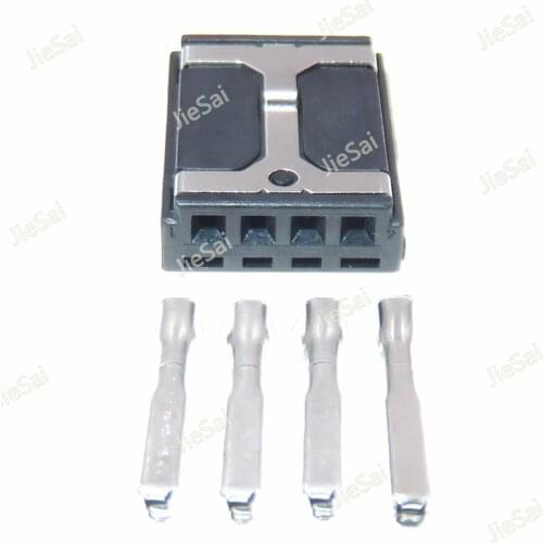 4 Pin Auto Wiring Harness Connector 1534131-1 Female Interface Socket With Terminal For Automobile