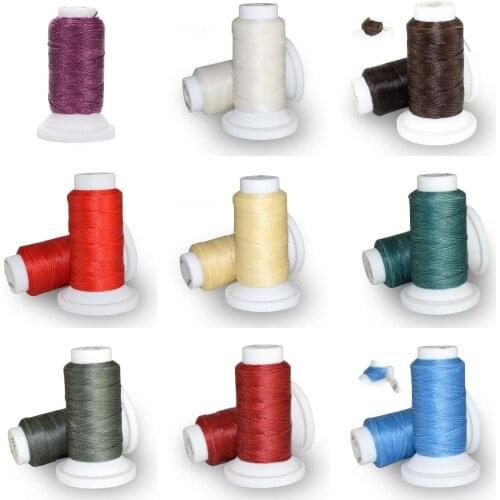 50m/roll 0.8mm Leather Sewing Line Waxed Polyester Cord Thread String For Jewelry Making DIY Beading Bracelet Supplies