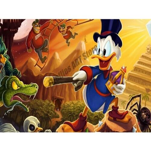 5D DIY Diamond Painting Disney Brave Donald Duck Home Decor Diamond Embroidery Full Square/Round Cross Stitch Kits Mosaic Gift