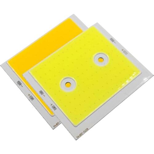 70x60mm 20W LED COB Light Panel Lamp 12V 2000LM Ultra Bright LED Chip for Car Lighting DIY Indoor Outdoor Bulb Warm Cool White